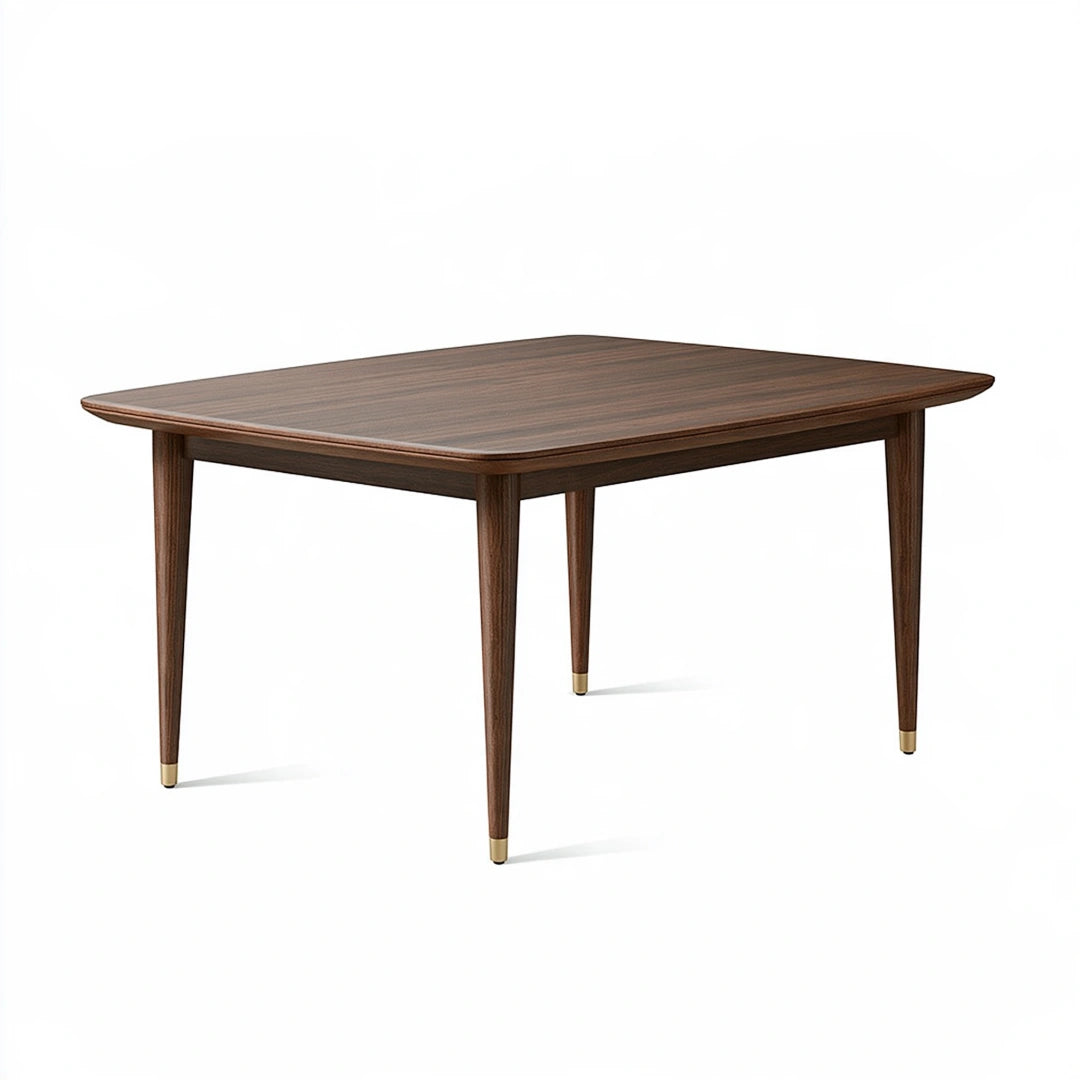 Tavolo da pranzo 160 x 90 x 75 cm in legno marrone noce - stile moderno